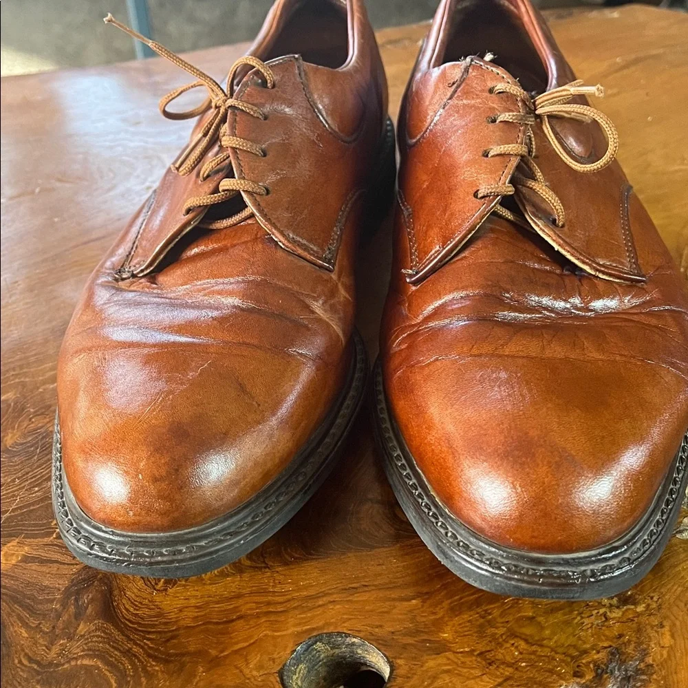Sperry Men's Brown Leather Lace Up Dress Shoes size 10